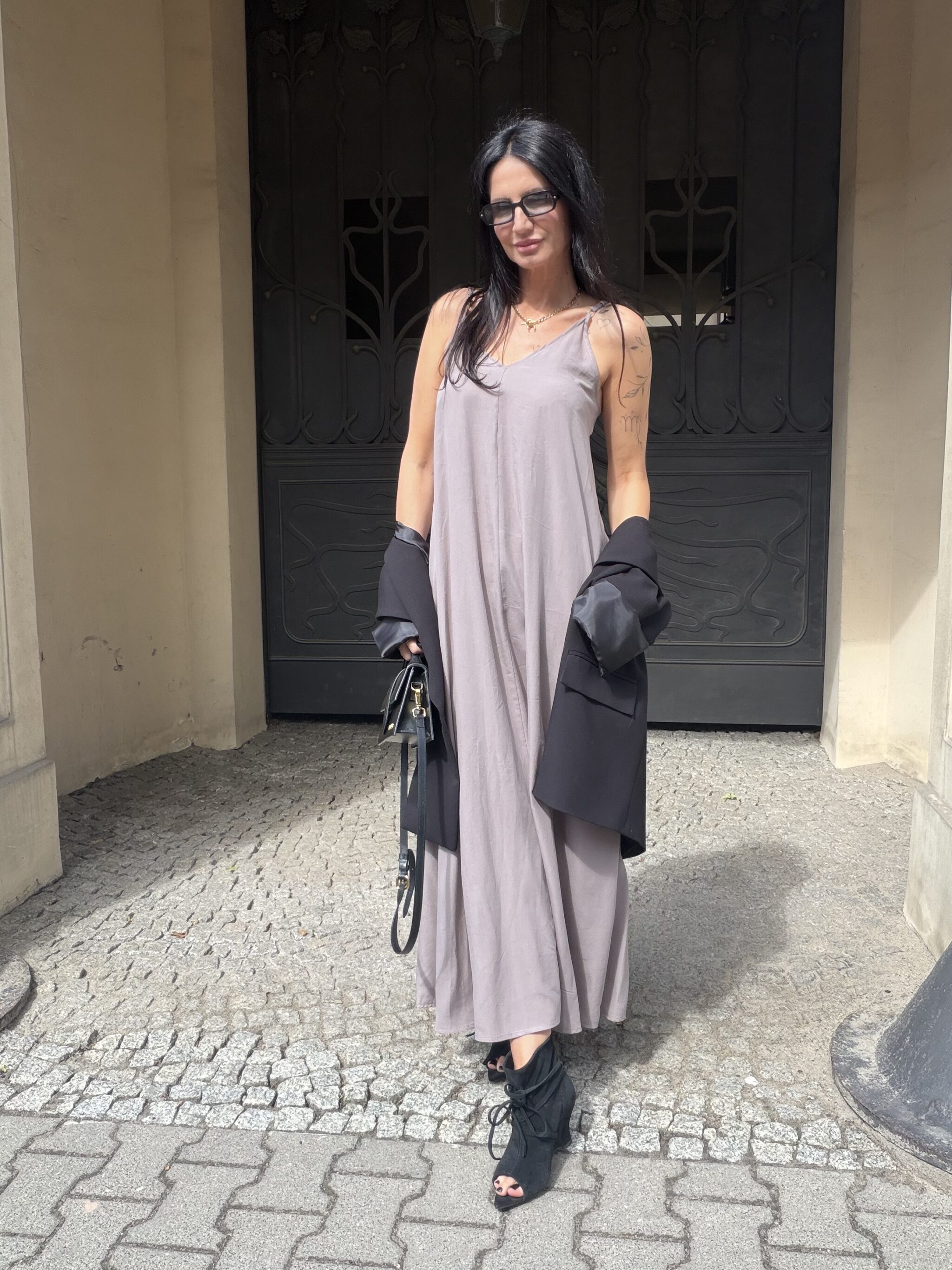 Sukienka Flow Maxi Slay – Mokka