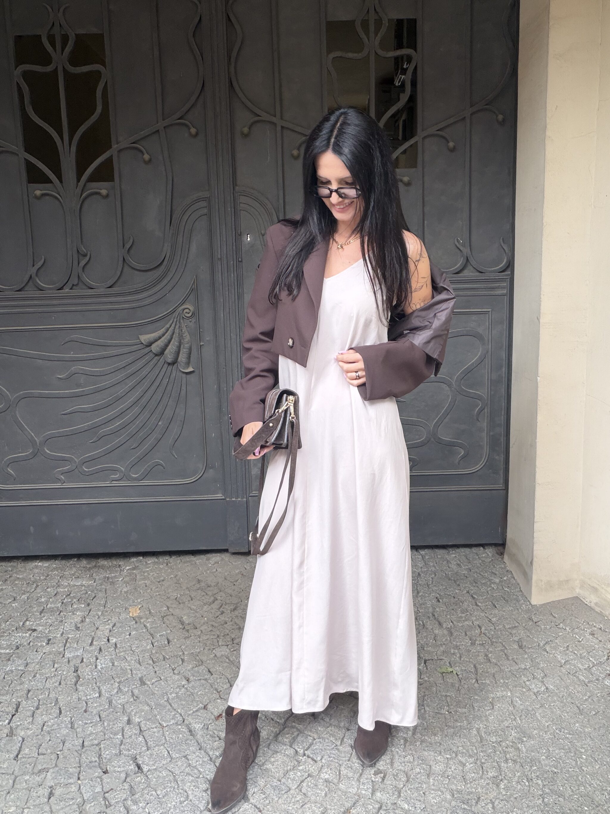 Sukienka Flow Maxi Slay – Popiel