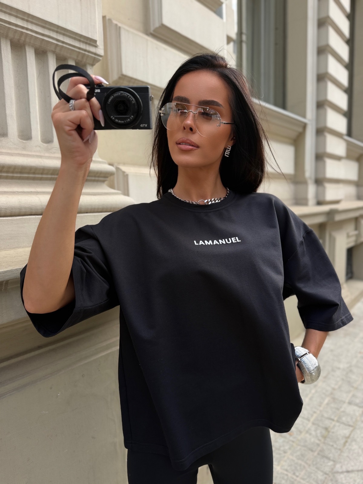 Tshirt LaManuel NOX czerń