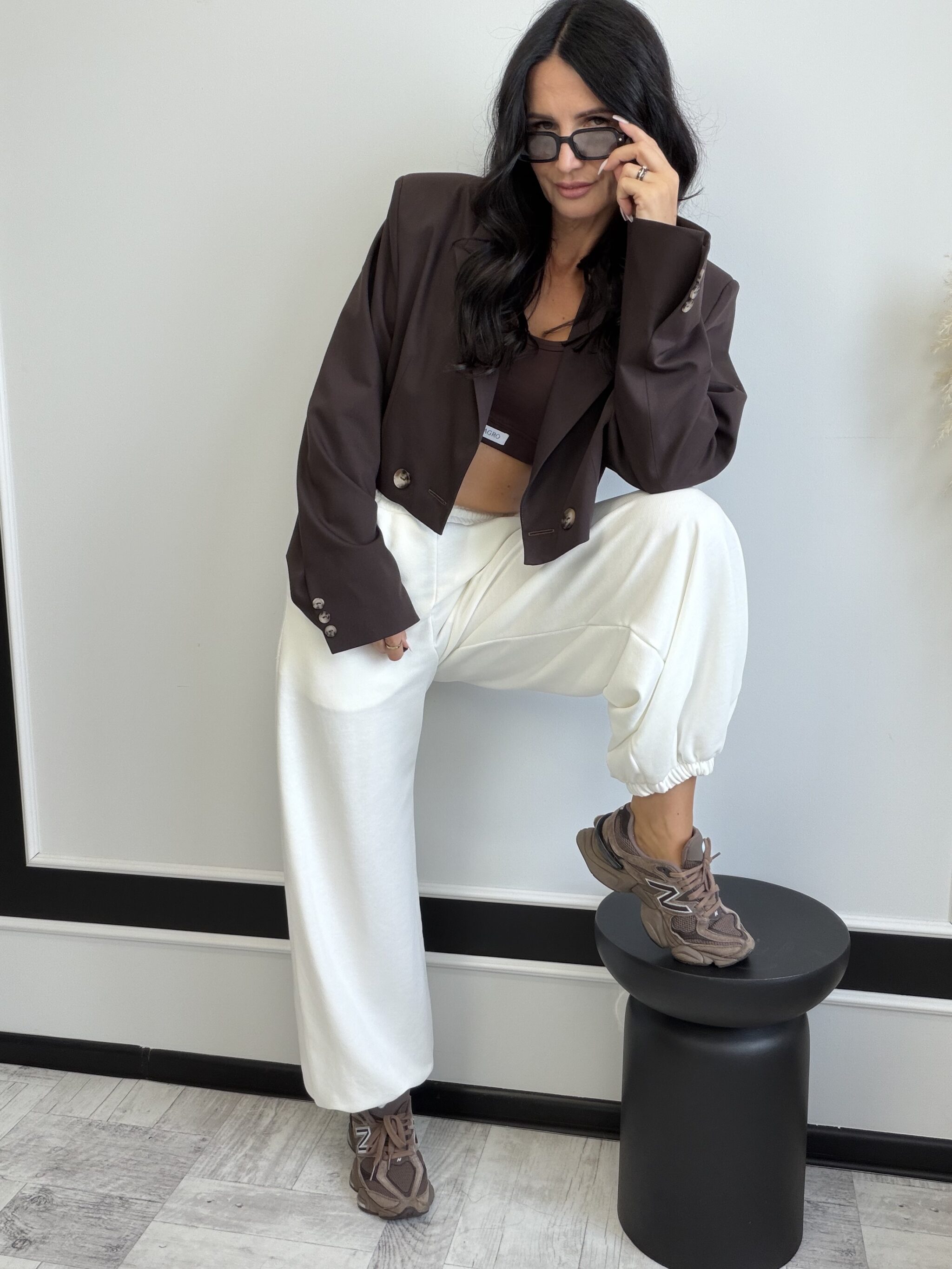 Spodnie dresowe WIDE WHITE – Slay