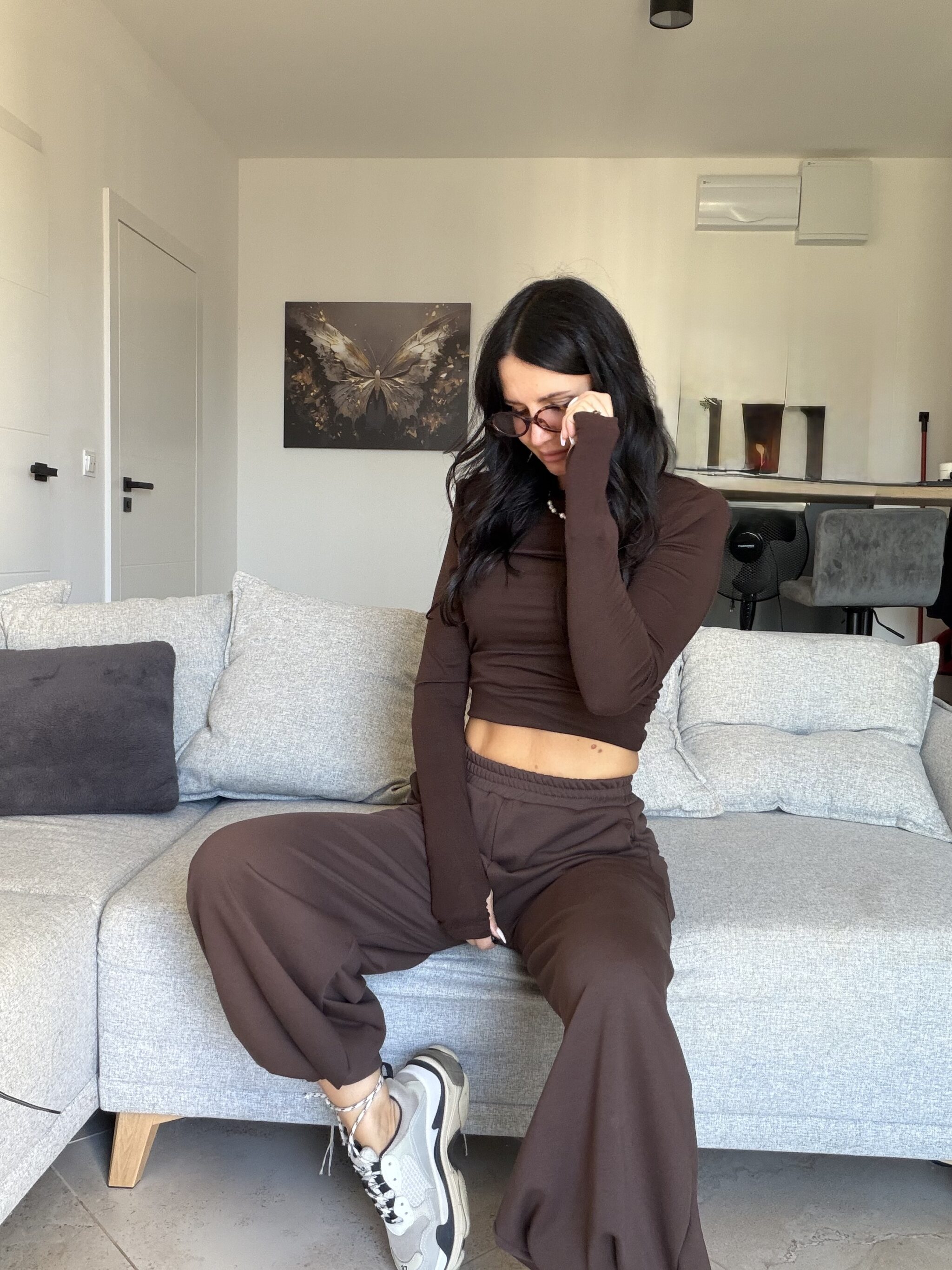 Spodnie dresowe WIDE CHOCOLATE – Slay