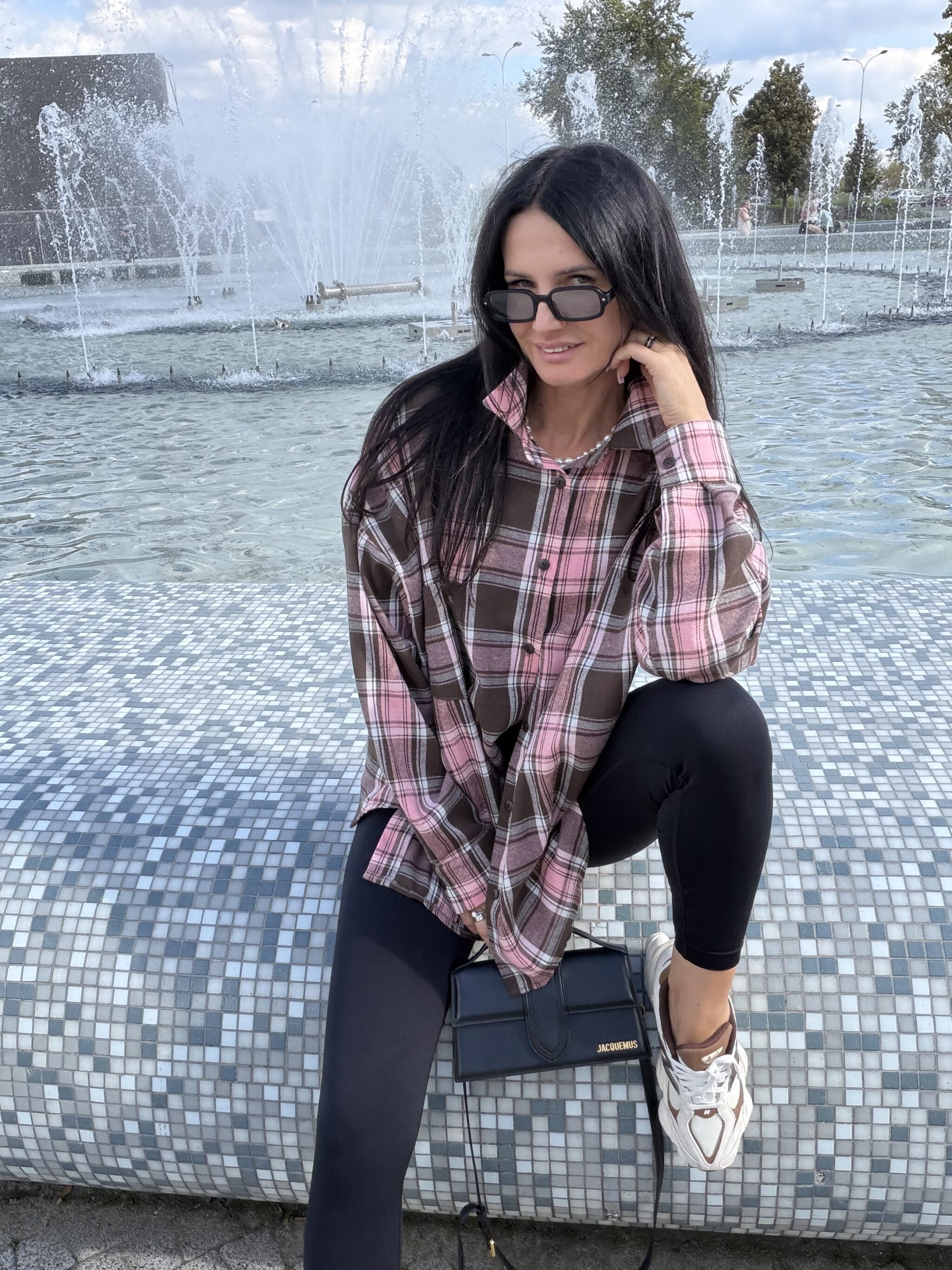 Koszula oversize w kratę SLAY damska – BalMa Butik